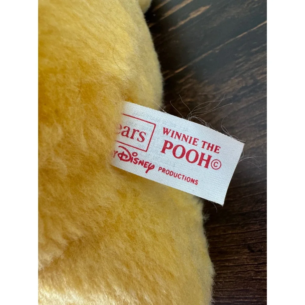 Vintage Disney Winnie the Pooh Plush Sears Walt Disney Productions 9 Inch Bear